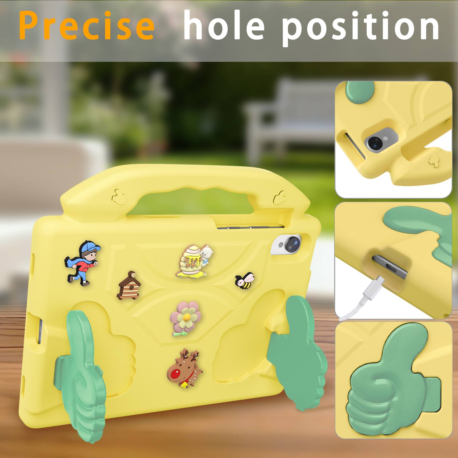 Precise hole position