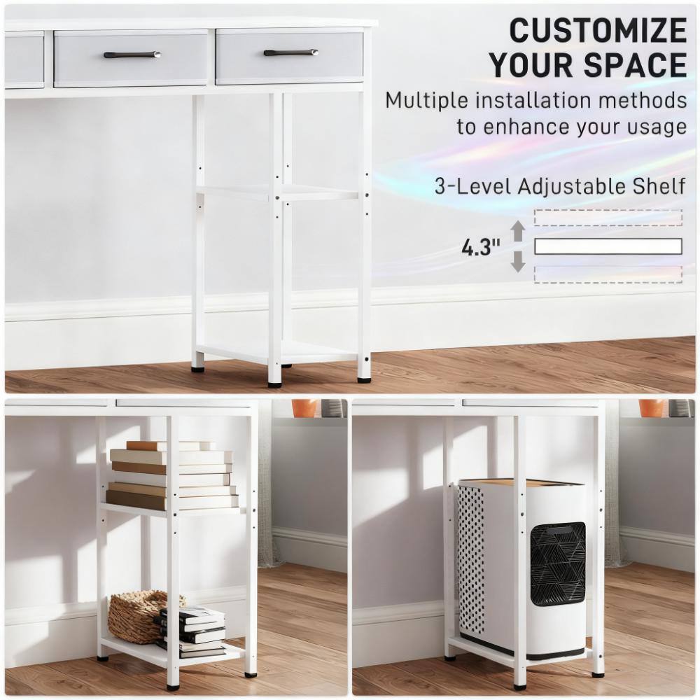 CUSTOMIZE YOUR SPACE

Multiple installation methods to enhance your usage

3-Level Adjustable Shelf

4.3"