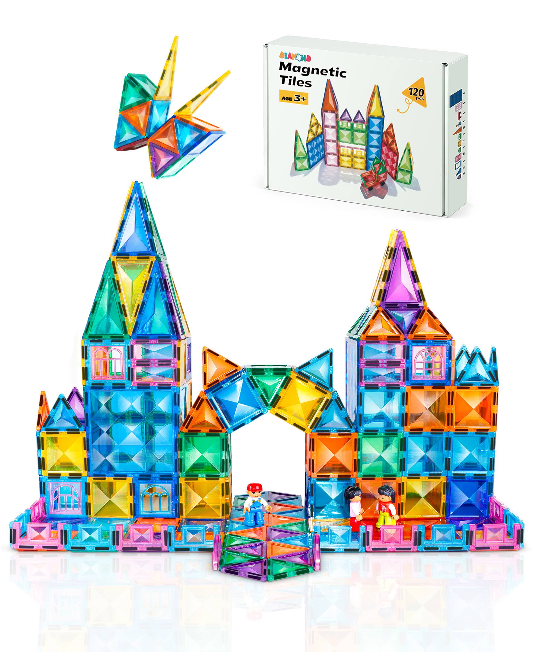 BEAMOHD Magnetic Tiles  
AGE 3+  
120 PCS