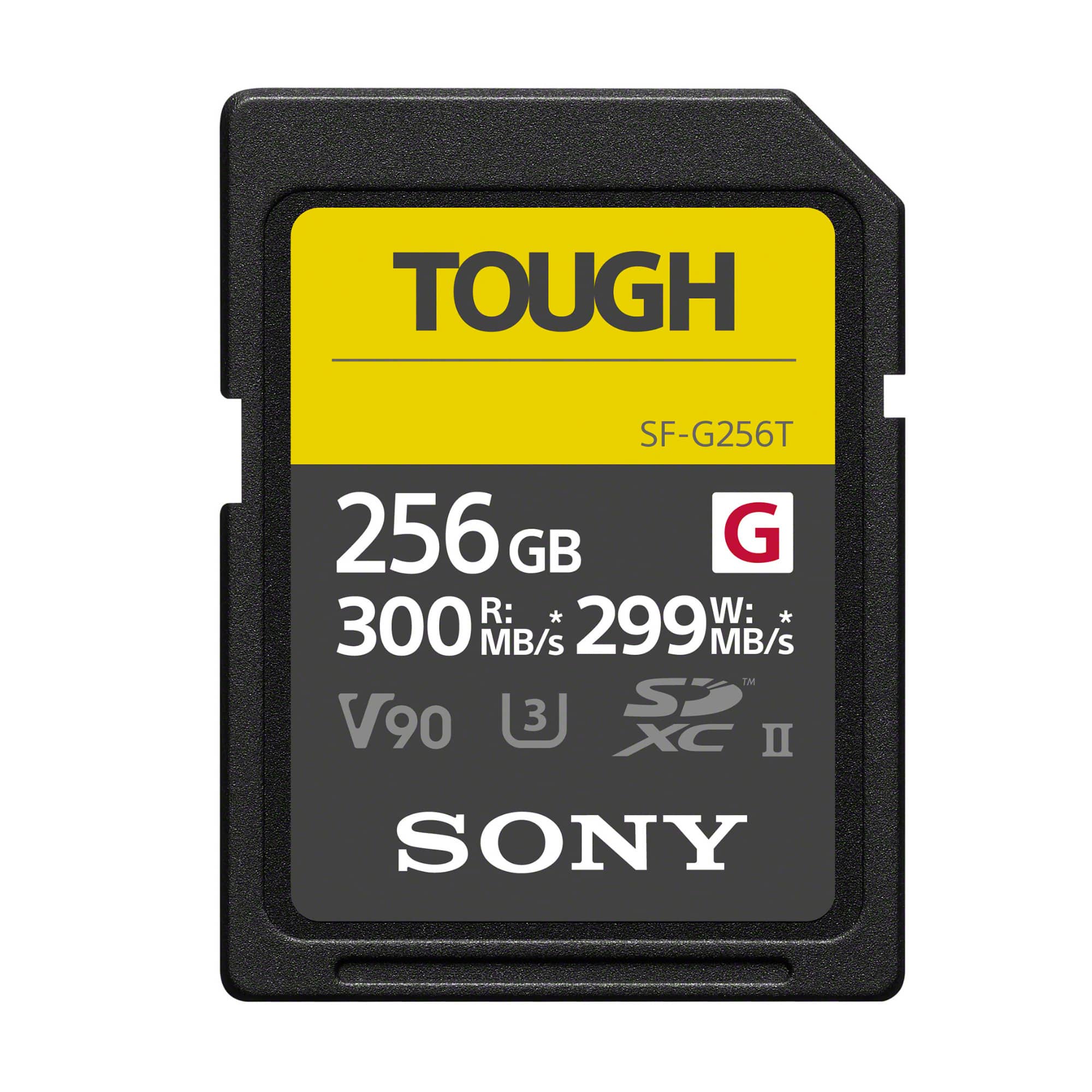 Sony - 256 GB TOUGH G Series UHS-II SDXC Memory Card
