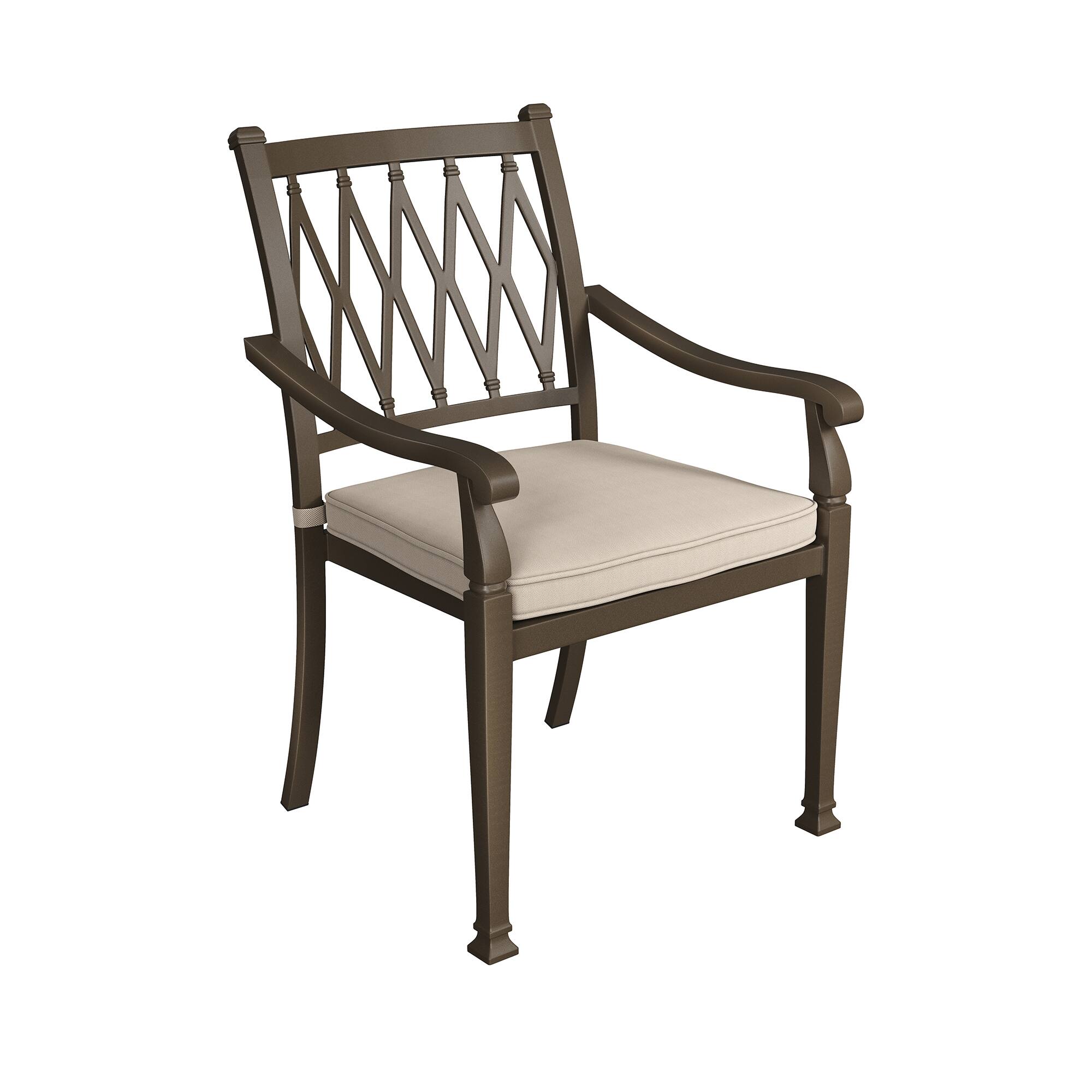 Alt View 2. Mondawe - 5 Piece Outdoor Patio Dining Set - Black+Beige.