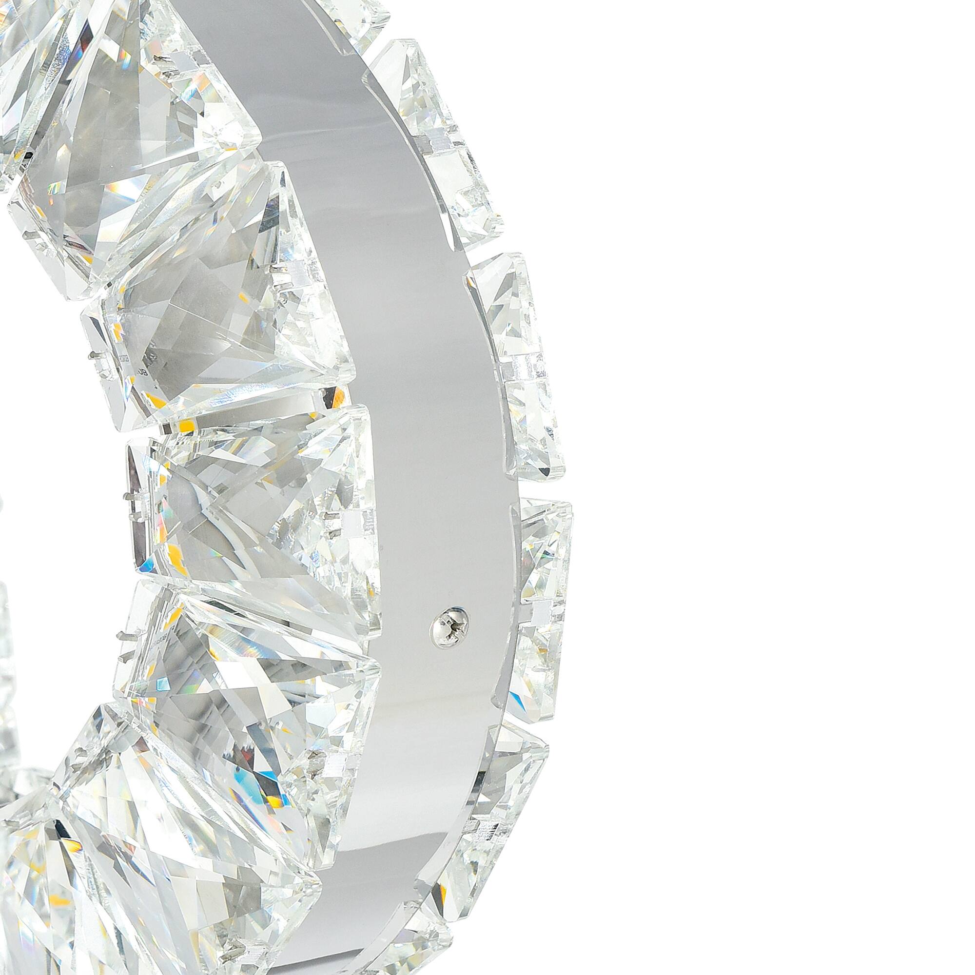 Back. CWI Lighting - Celina LED Chandelier With Chrome Finish - Chrome.