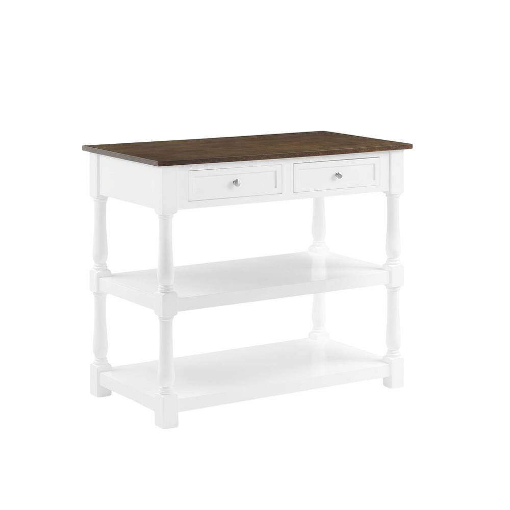 Crosley Furniture - Caitlyn Wood Top Kitchen Island - White