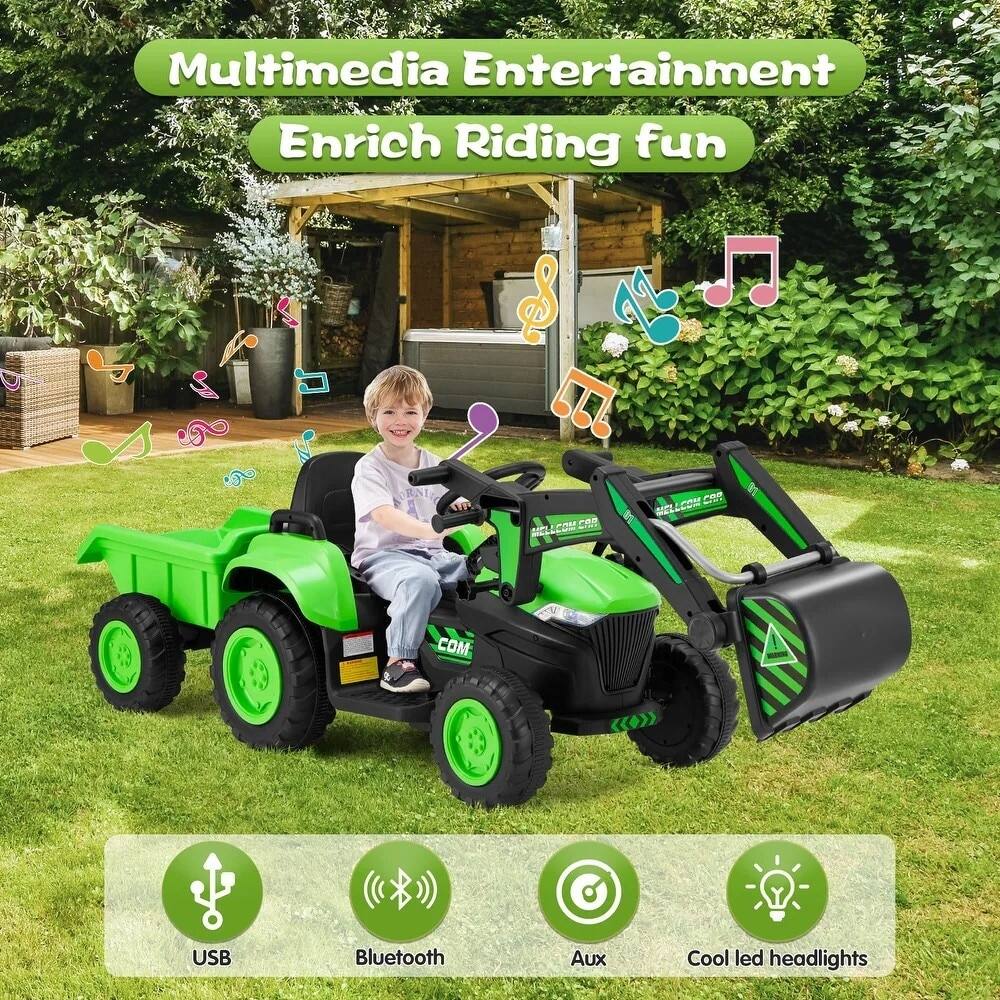 Multimedia Entertainment  
Enrich Riding fun  

- USB  
- Bluetooth  
- Aux  
- Cool led headlights