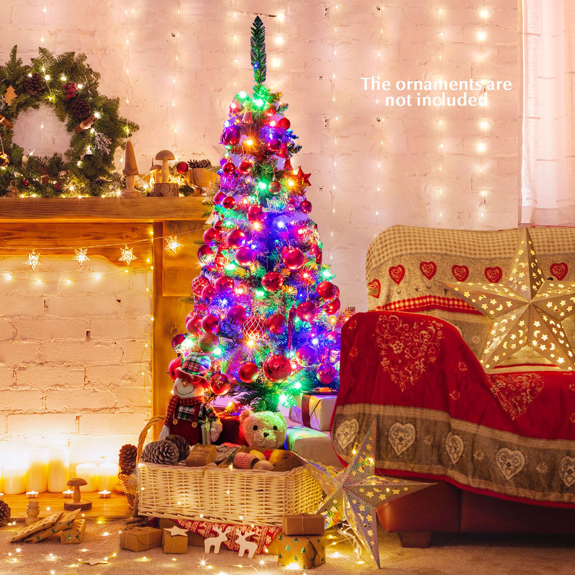 The ornaments are not included