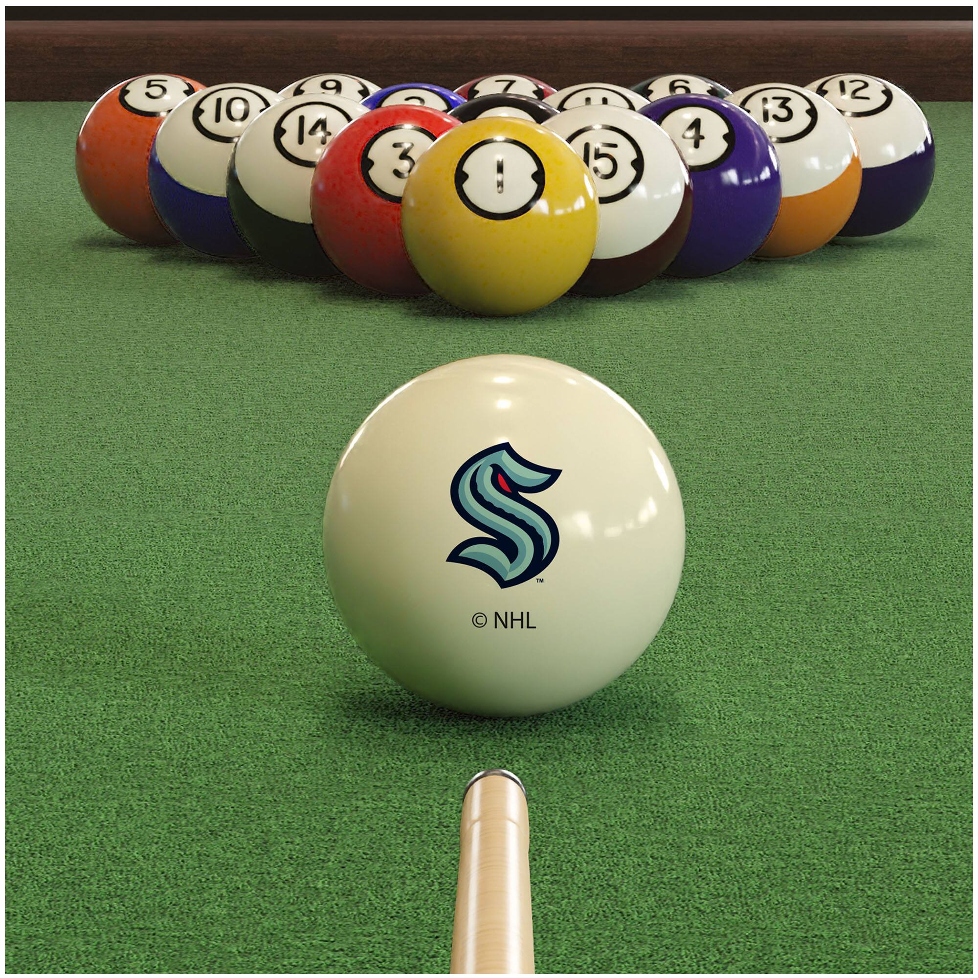 Alt View 1. Imperial - Cream Seattle Kraken Retro Billiard Ball Set - Multicolor.