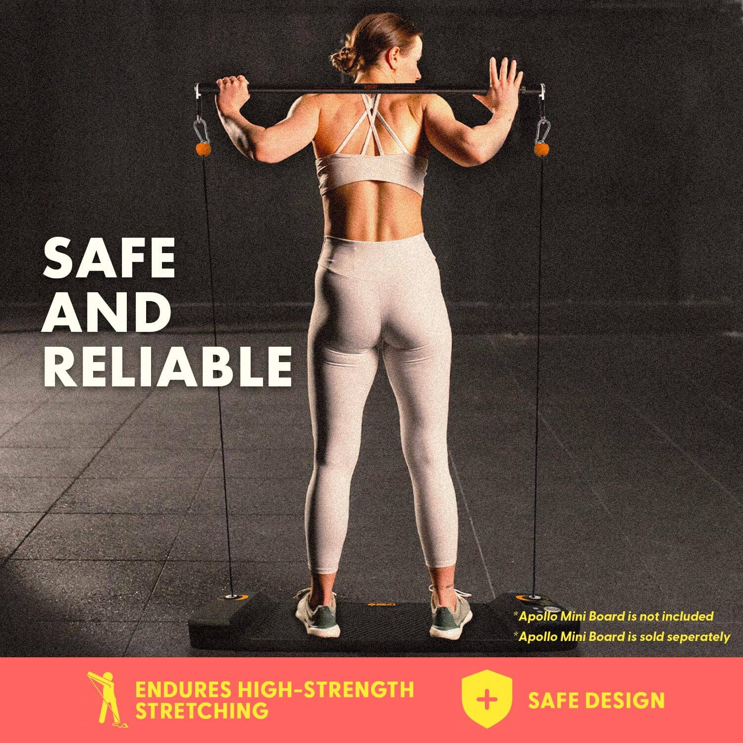 SAFE AND RELIABLE

ENDURES HIGH-STRENGTH STRETCHING

SAFE DESIGN

*Apollo Mini Board is not included
*Apollo Mini Board is sold separately
