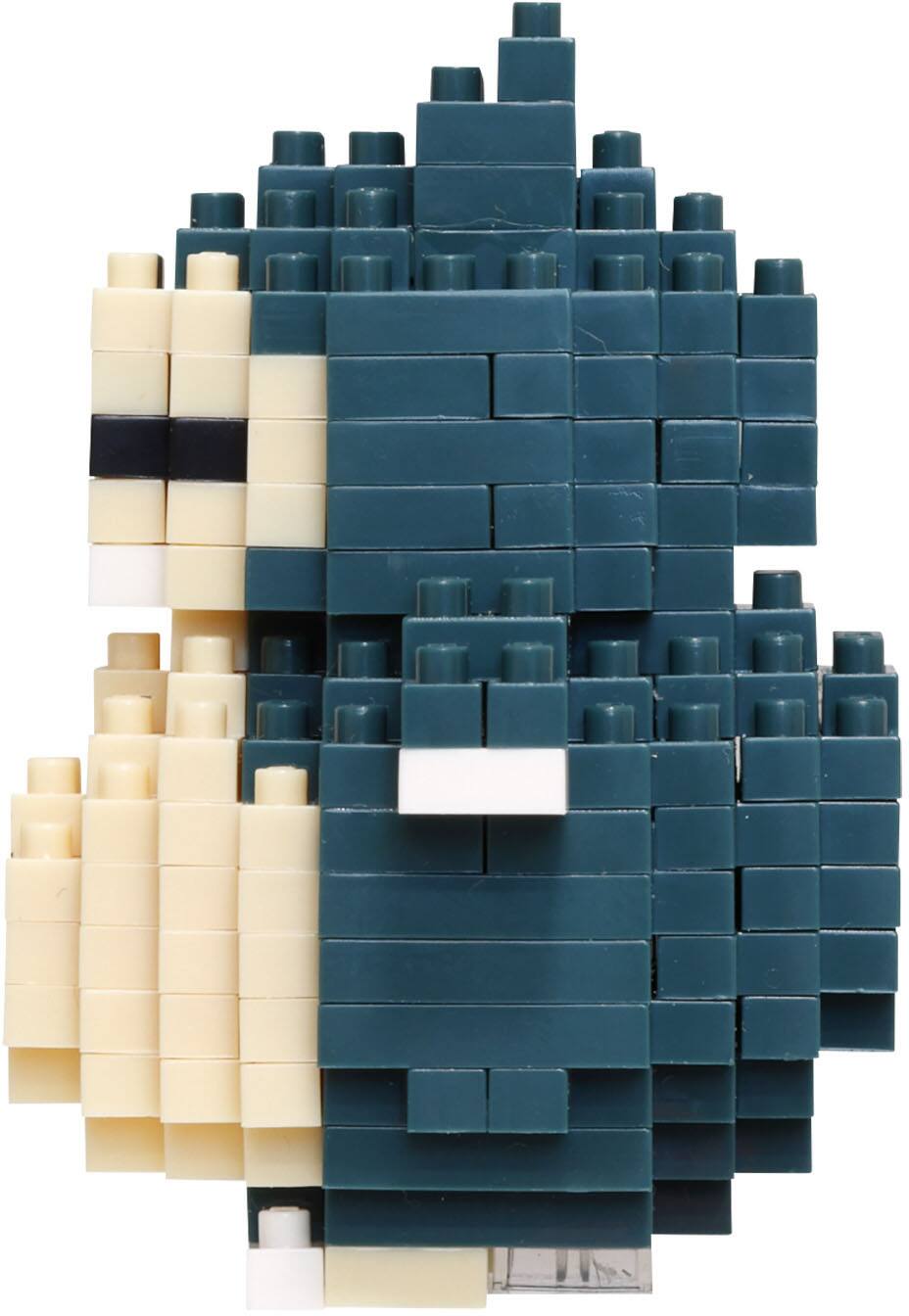 Alt View 1. Bandai - Snorlax - Pokémon - Nanoblock Pokémon Series 2.5" Figure.