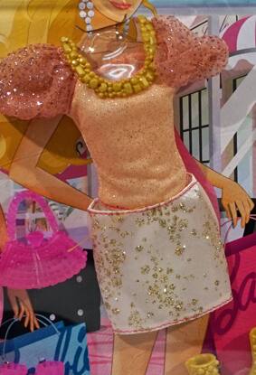 Alt View 3. Barbie - Outfit Set - Barbie Fashionistas Day Looks Outfits - Glitter & Jewels Doll Clothes - Multi.