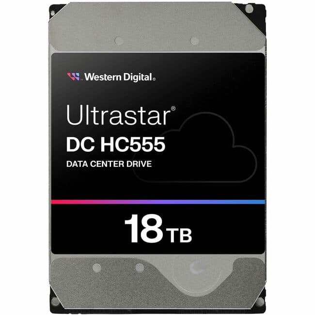 Western Digital - Ultrastar WUH722018CL5204 18 TB Hard Drive - 3.5" Internal - SAS - Energy-assisted Magnetic Recording