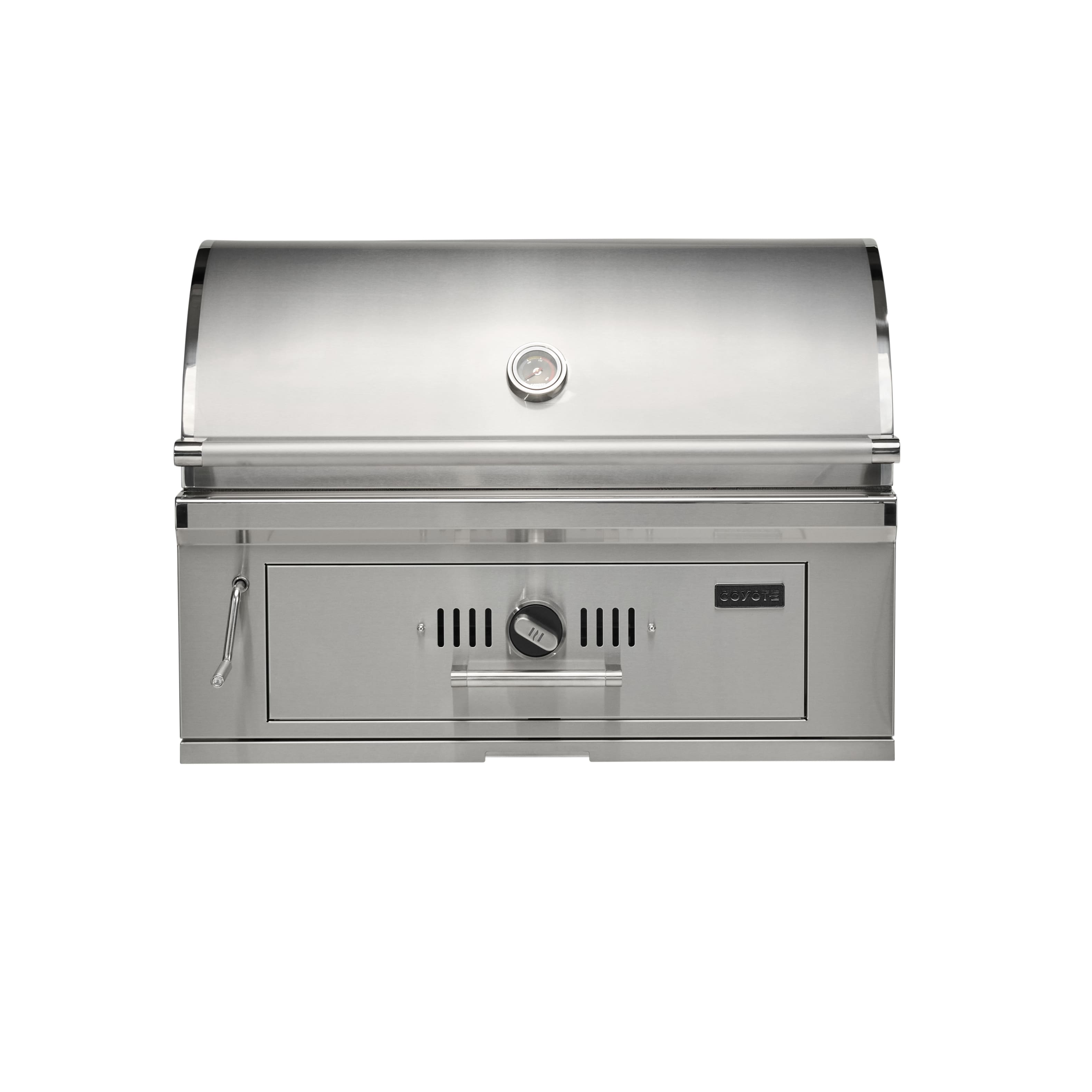 Coyote Outdoor Living - Charcoal Grill - Stainless Steel - Front_Zoom
