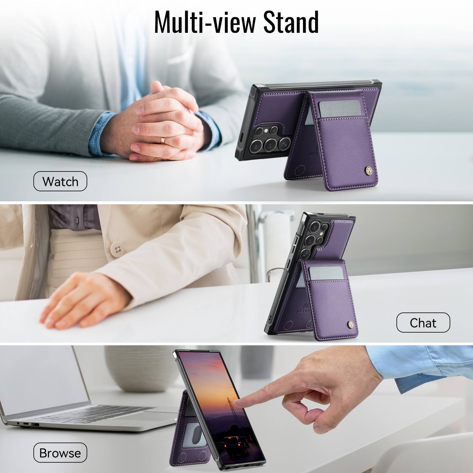 Multi-view Stand

- Watch
- Chat
- Browse