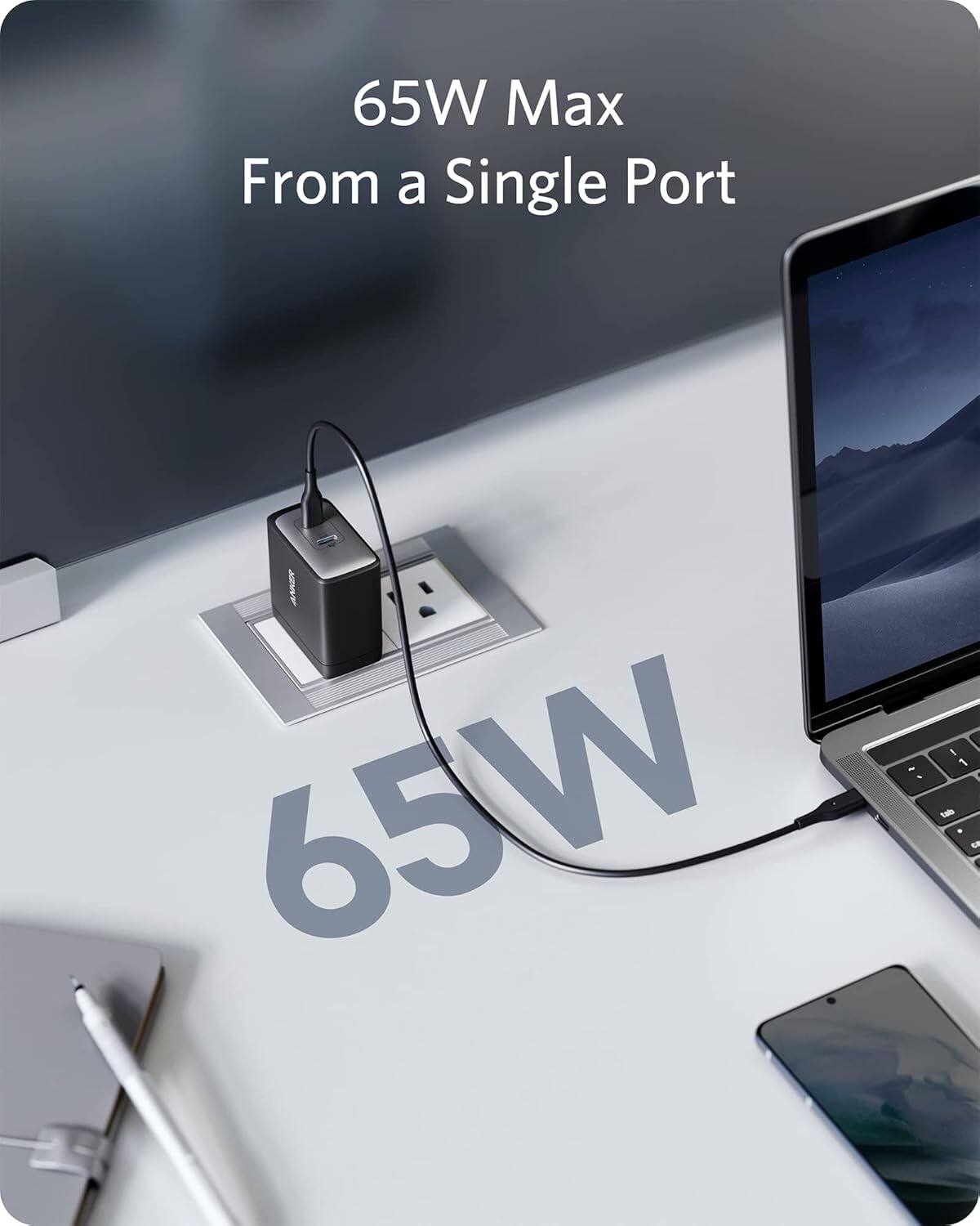 65W Max From a Single Port