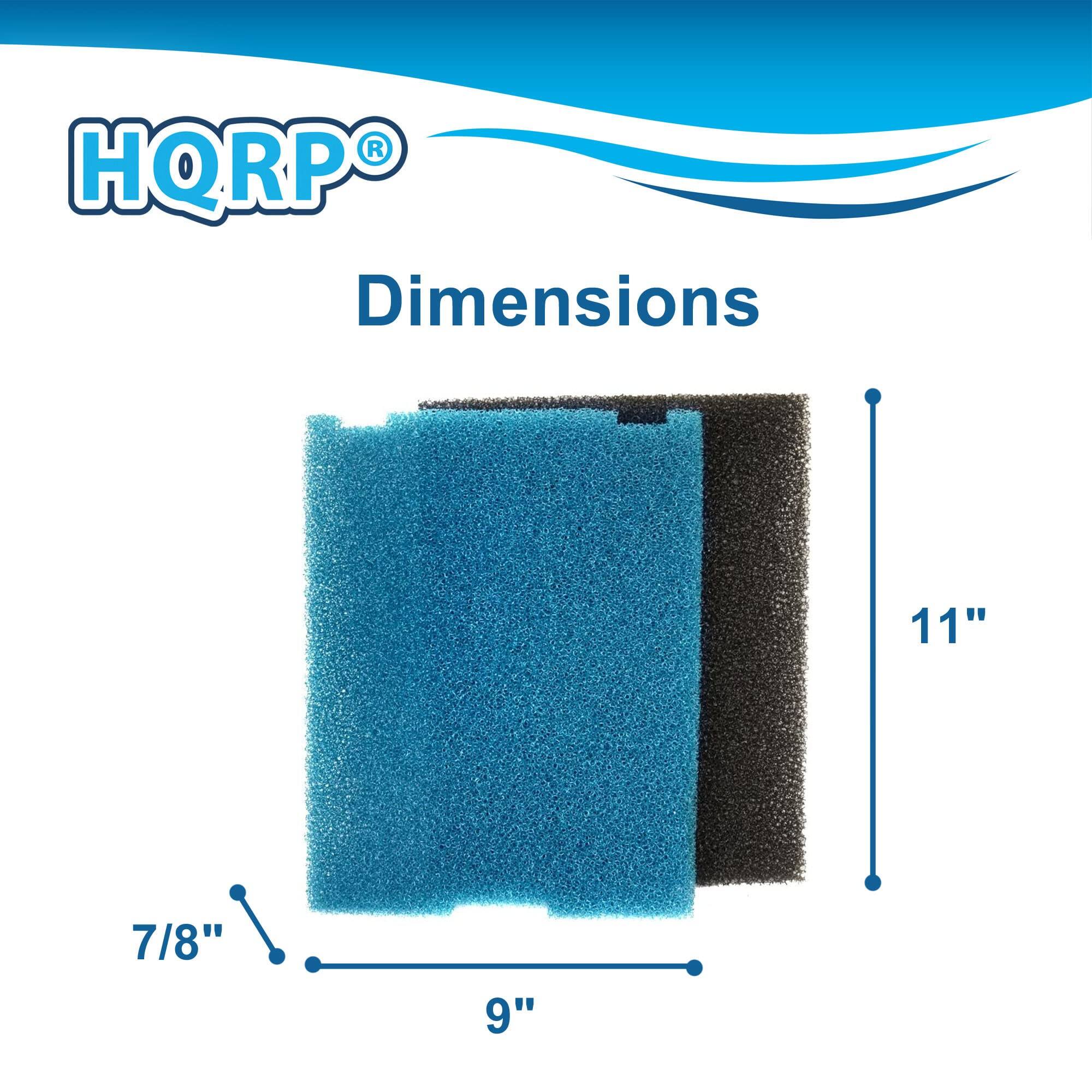 HQRP Dimensions 11" x 7/8" x 9"