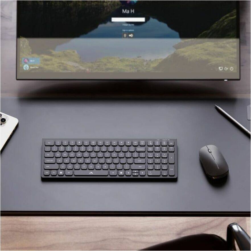 Alt View 3. Alogic - Alogic Echelon USB-C Compact Rechargeable Wireless Mouse and Keyboard Combo for Windows - USB Type A Wireless - Unknown.
