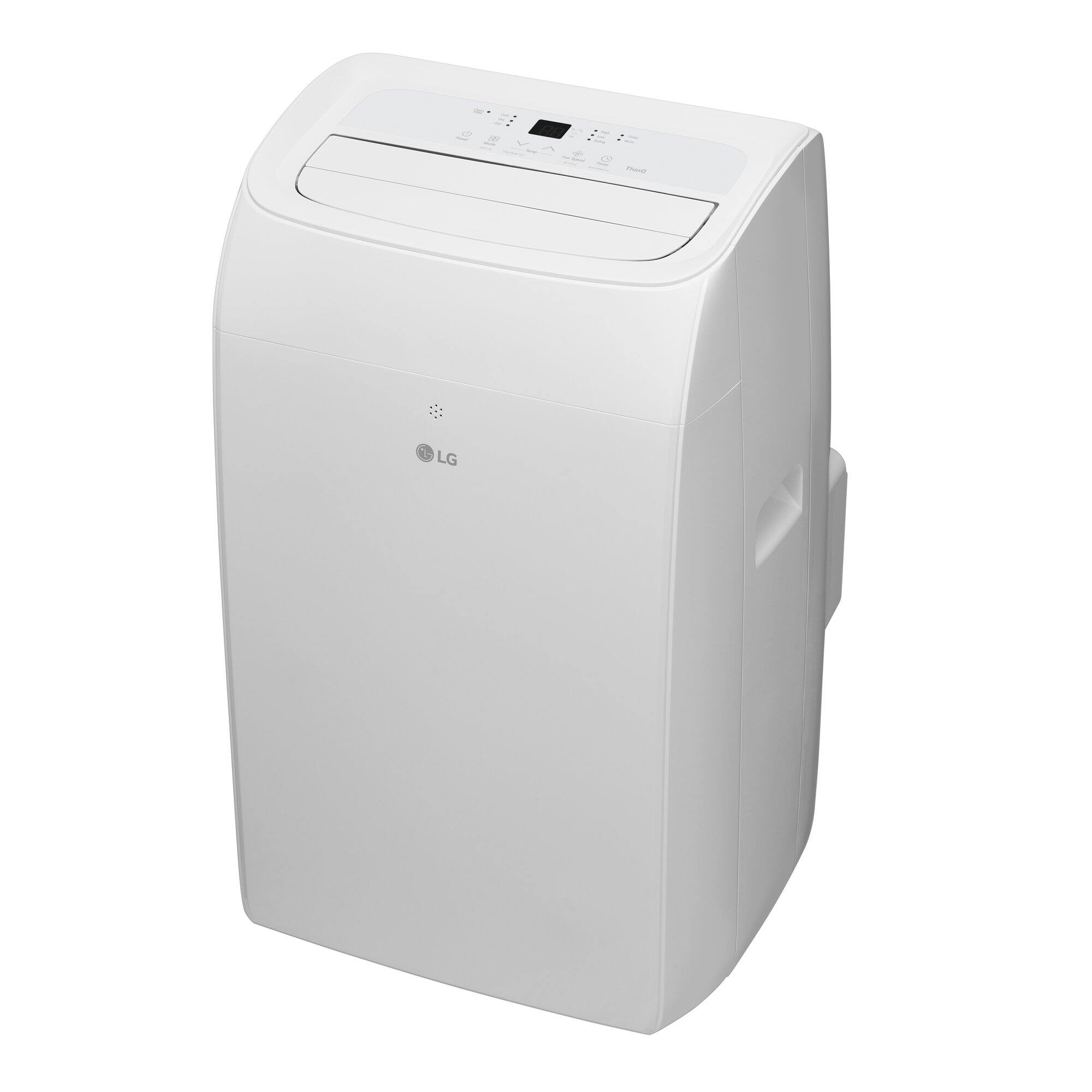 Angle. LG - 450 Sq. Ft. Smart Portable Air Conditioner 10,200 BTU - White.