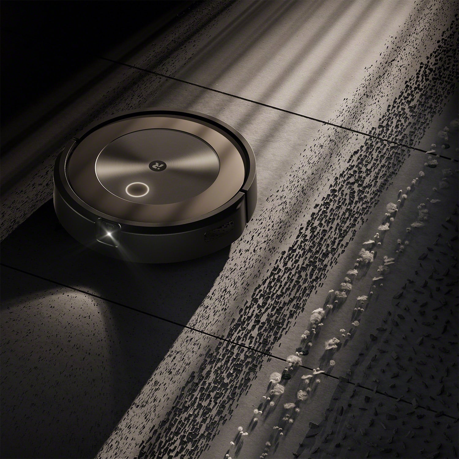 Angle. iRobot - Roomba j9+ Self-Emptying Robot Vacuum - Ruby Bronze.