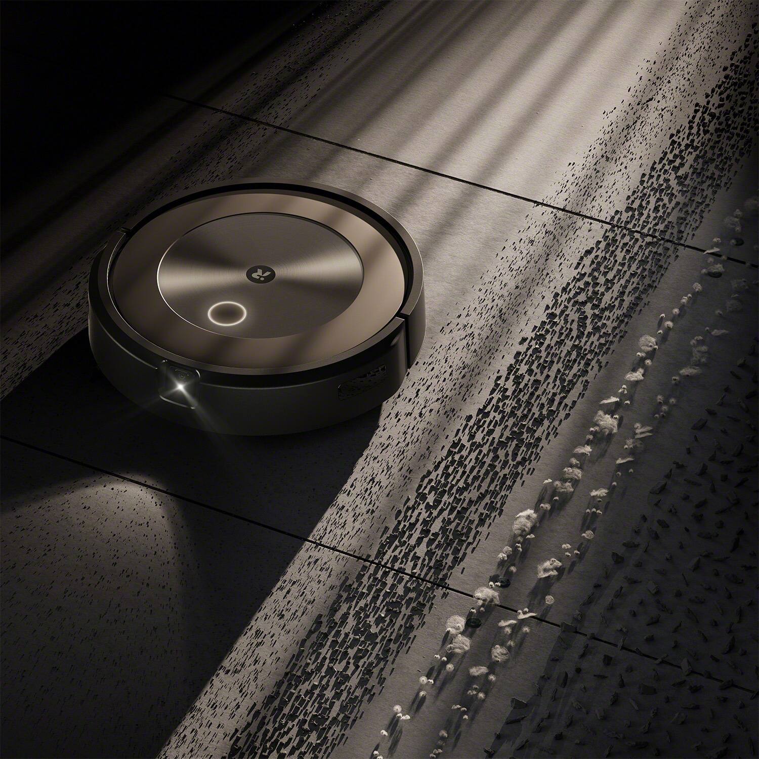 Angle. iRobot - Roomba j9+ Self-Emptying Robot Vacuum - Ruby Bronze.