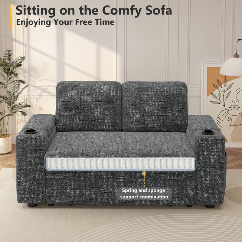 Sitting on the Comfy Sofa  
Enjoying Your Free Time  

Spring and sponge support combination