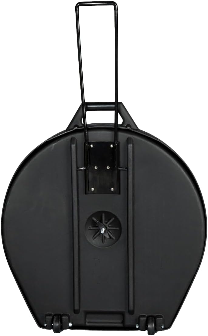 Back. Gator - 22-Inch Elite Air Series Molded Polyethylene Cymbal Case with Integrated Wheels and Pull Handle.