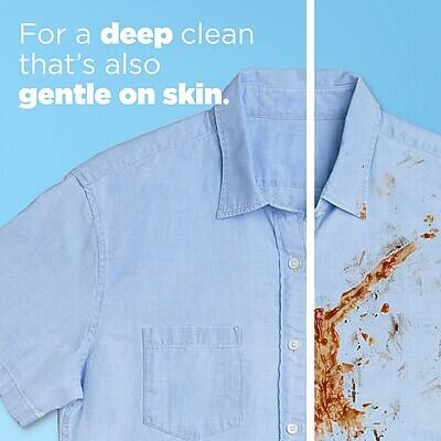 For a deep clean that's also gentle on skin.