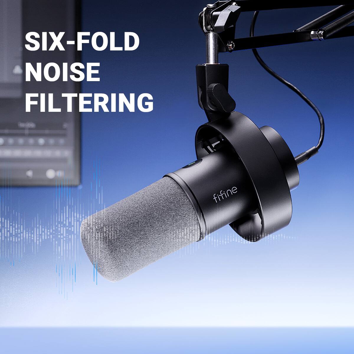 SIX-FOLD NOISE FILTERING  
fifine
