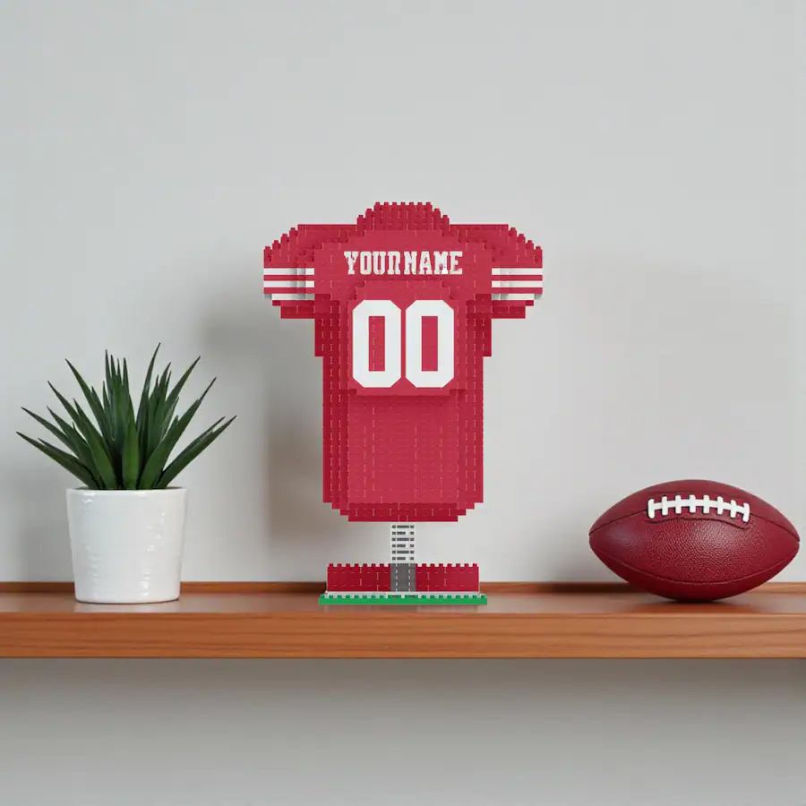 Forever Collectibles San Francisco 49ers NFL BRXLZ Jersey 1043 Piece ...