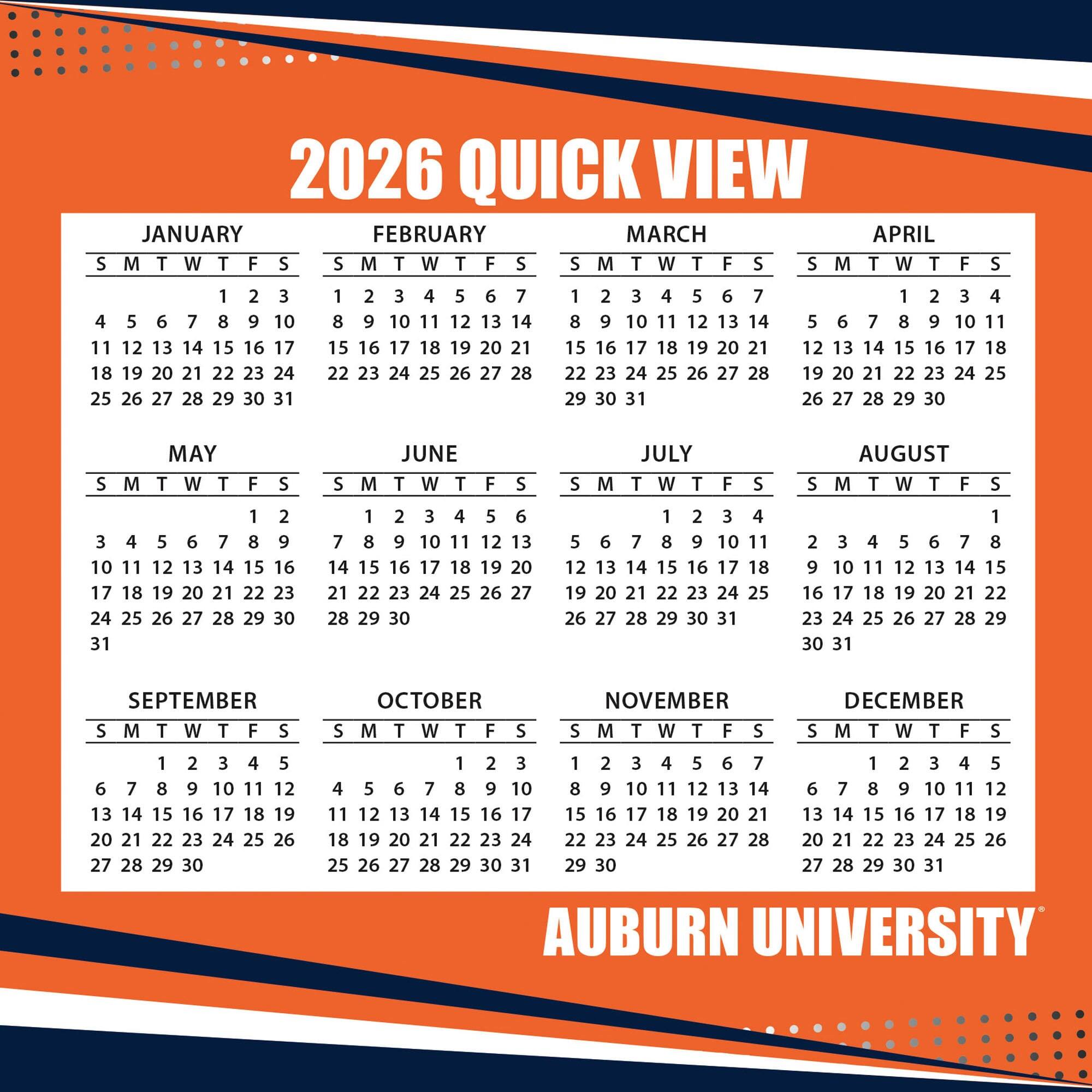 2026 QUICK VIEW

JANUARY  
S M T W T F S  
1 2 3 4 5 6 7  
8 9 10 11 12 13 14  
15 16 17 18 19 20 21  
22 23 24 25 26 27 28  
29 30 31  

FEBRUARY  
S M T W T F S  
1 2 3 4 5 6 7  
8 9 10 11 12 13 14  
15 16 17 18 19 20 21  
22 23 24 25 26 27 28  

MARCH  
S M T W T F S  
1 2 3 4 5 6 7  
8 9 10 11 12 13 14  
15 16 17 18 19 20 21