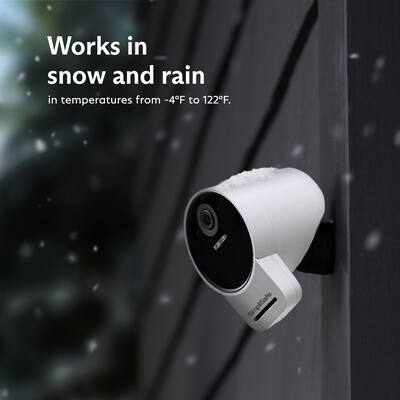 SimpliSafe Outdoor Camera Series White CM021-11RUS Best Buy