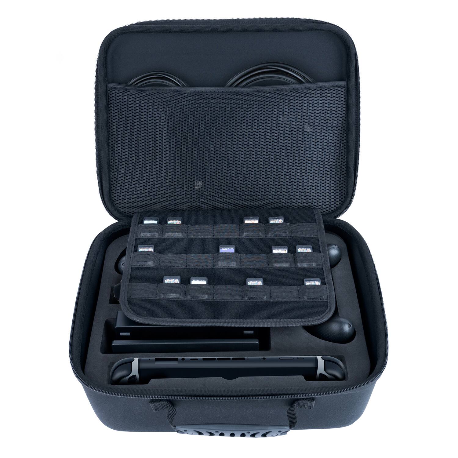 Angle. Nacon - Storage Case for Nintendo Switch 2 and Accessories - Black.