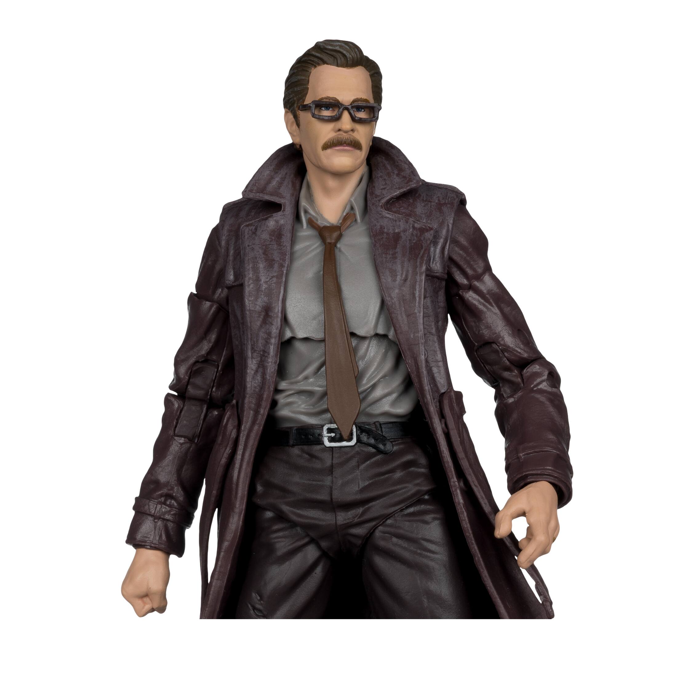 Alt View 1. McFarlane Toys - DC Multiverse Commissioner Gordon (The Dark Knight) 7" Action Figure - Deluxe Theatrical Edition.
