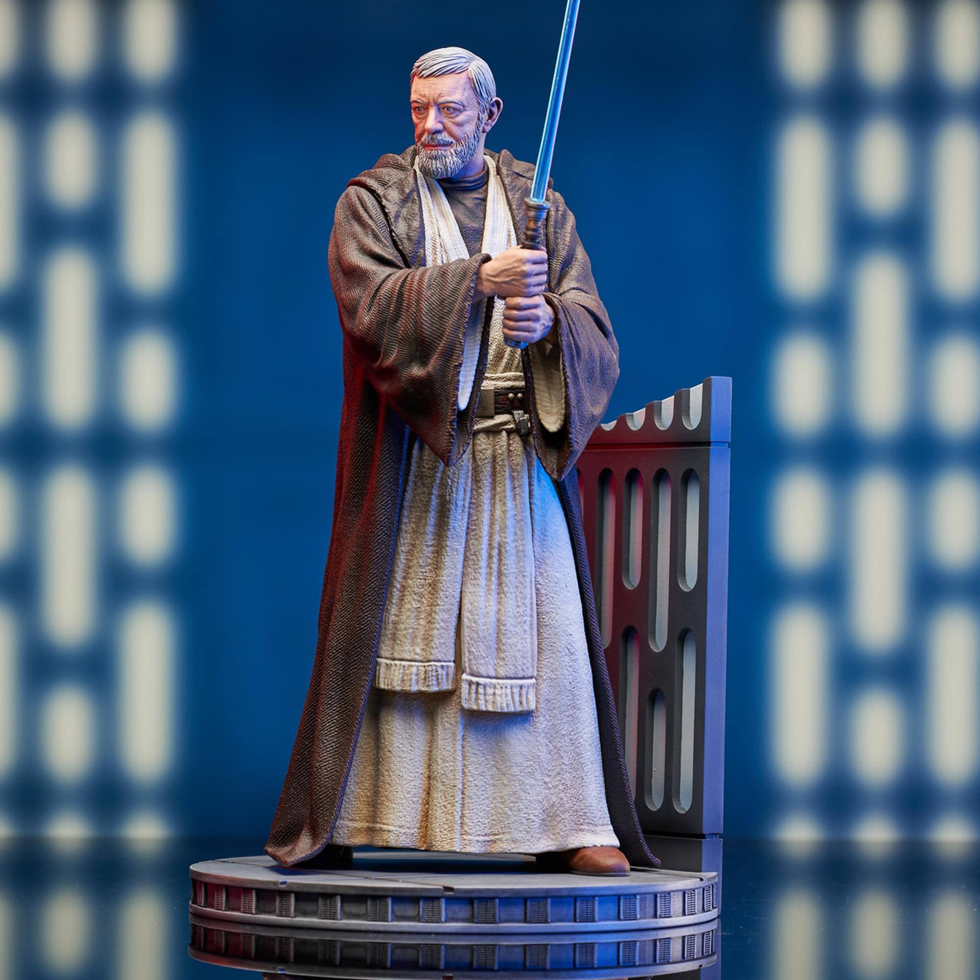 Alt View 10. Diamond Select Toys - Star Wars Milestones A New Hope Ben Kenobi 12 Inch Scale Resin Statue - Brown.