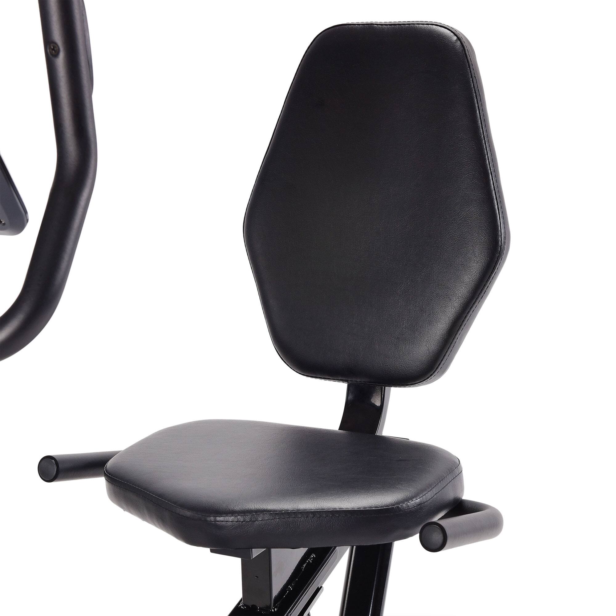 Alt View 5. Stamina Products - Stamina Products 1346 Stationary Magnetic Resistance Recumbent Exercise Bike - Black.