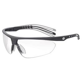 General Electric - 08 Series Impact-Resistant Safety Glasses Clear Lens Frame 1 pk - Black