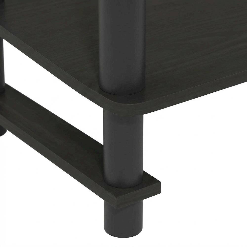 Alt View 2. FurniFact - Espresso Hallway Console Table with Storage Bin and Modern Finish - Espresso/Brown.