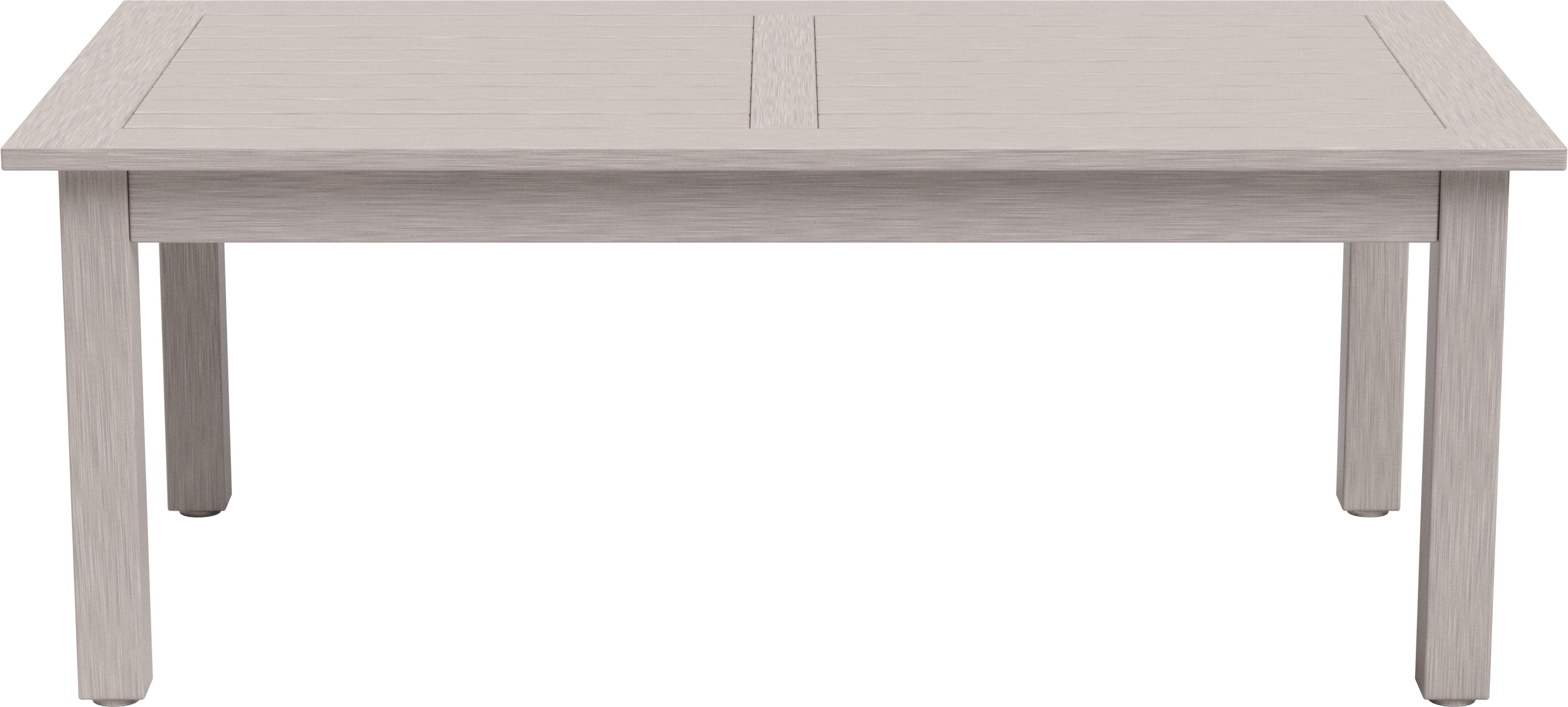 Yardbird® - Eden Outdoor Coffee Table - Faux Weathered Teak - Front_Zoom