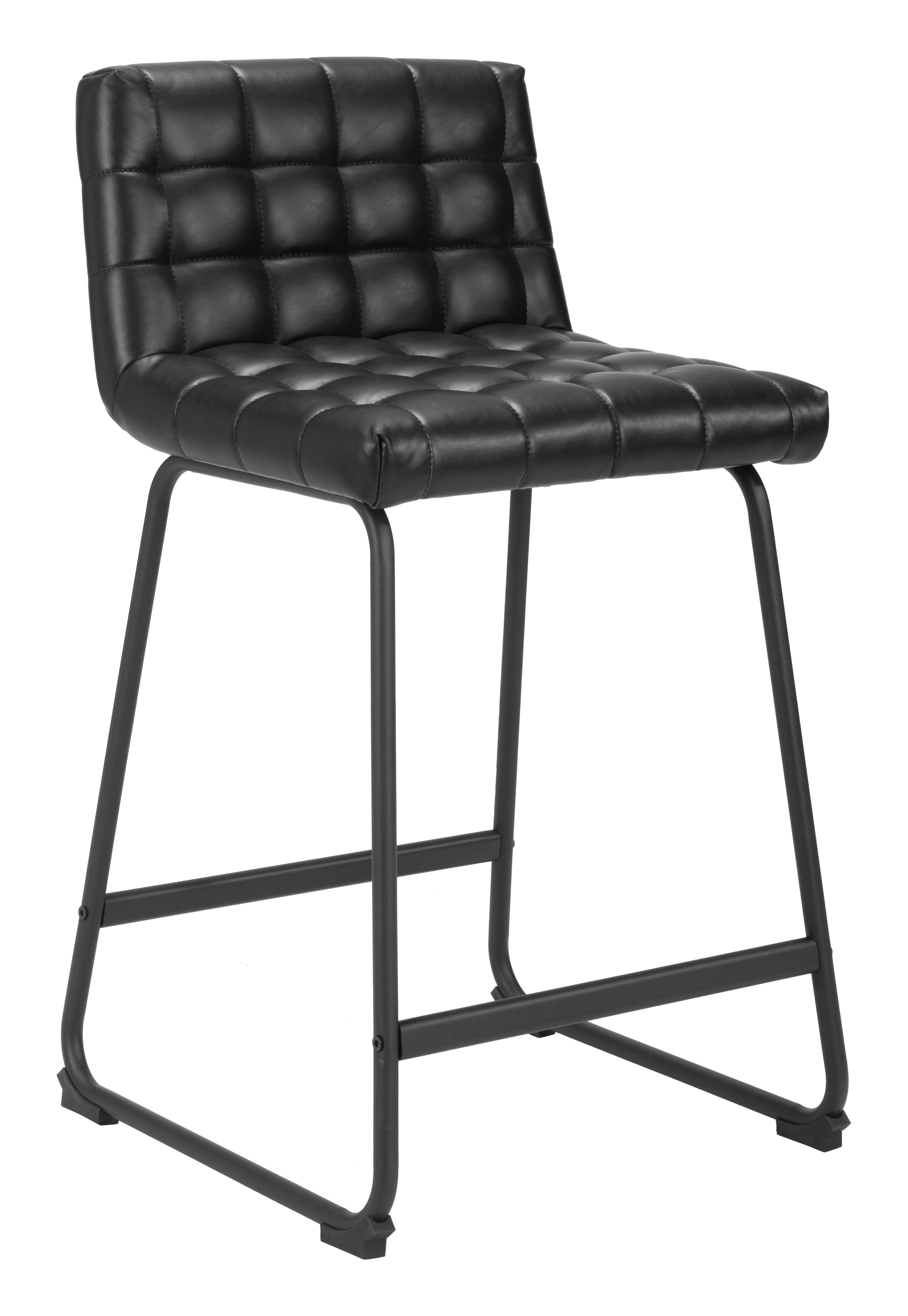 Hivvago - Pago Counter Stool (Set of 2) - Black