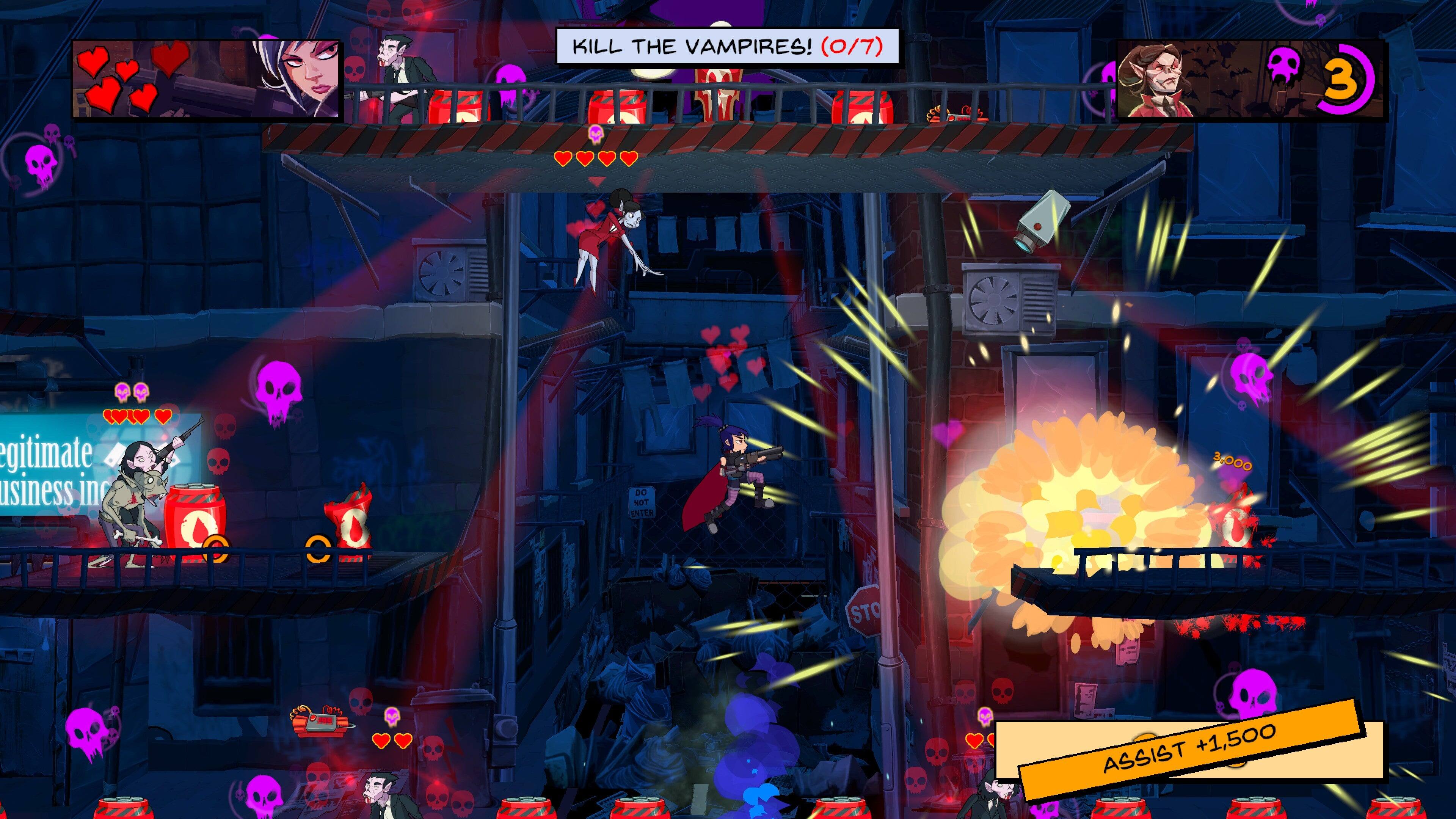 KILL THE VAMPIRES! (0/7)

3

ASSIST +1,500

Legitimate business in

DO NOT INTERFERE