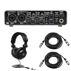 U-PHORIA UMC204HD
LINE INST PAD LINE INST PAD MIX STEREO MONO PHONES MONITOR A/B
OMIDAS CLIP CLIP IN IN PB POWER SIG SIG OUT +48 V
192 kHz
ROAS PREMP INPUT 1
ROAS PREMP INPUT 2
GAIN 1 GAIN 2 MIDI MAIN OUT
