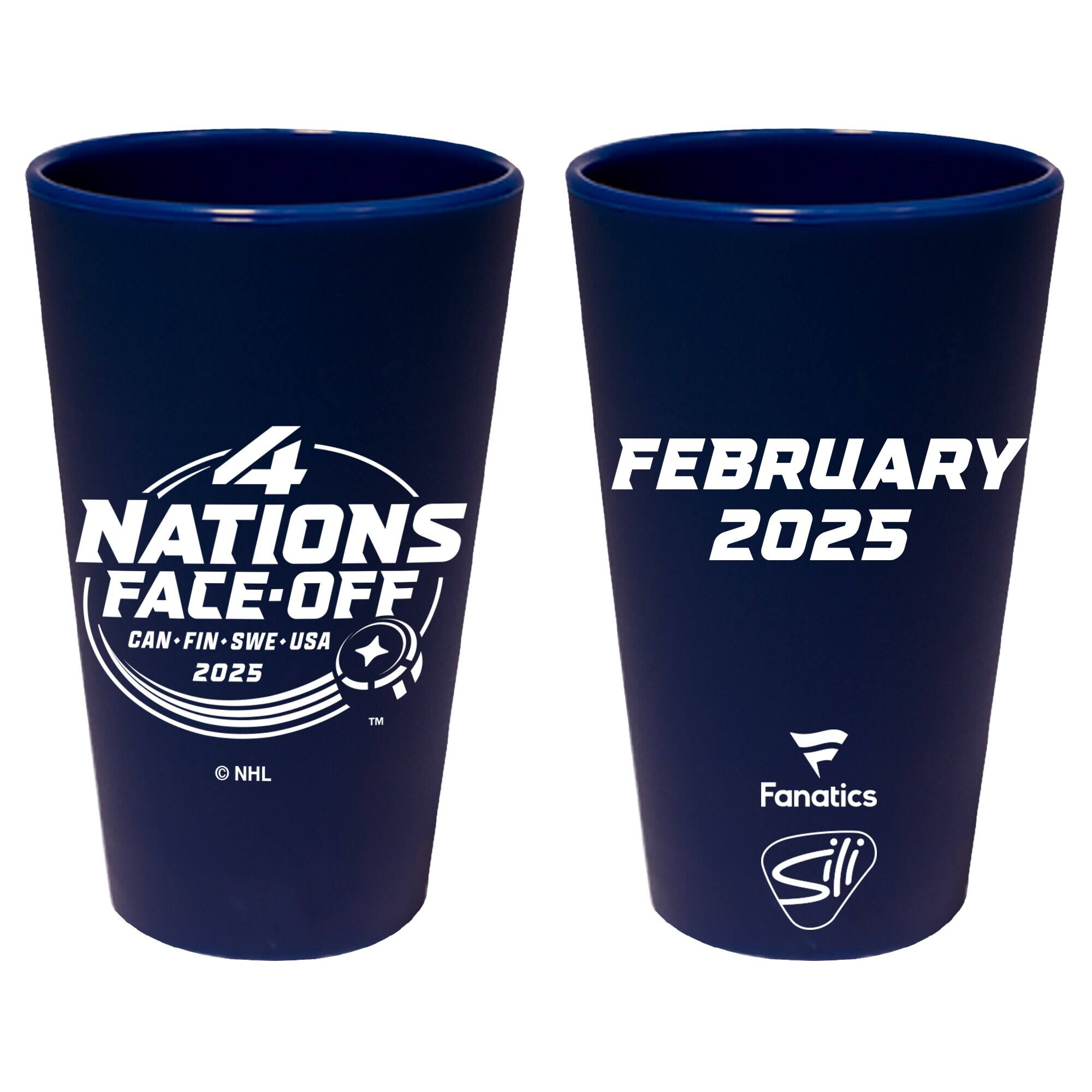 4 NATIONS  
FACE-OFF  
CAN • FIN • SWE • USA  
2025  

FEBRUARY 2025  

© NHL  

Fanatics  
Sil