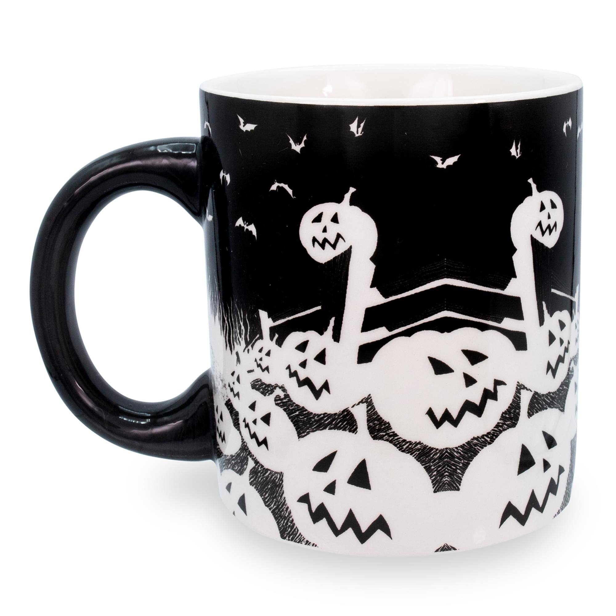 Alt View 1. Disney - Disney The Nightmare Before Christmas Ceramic Mug With 3D Jack Sculpt Inside - Black.