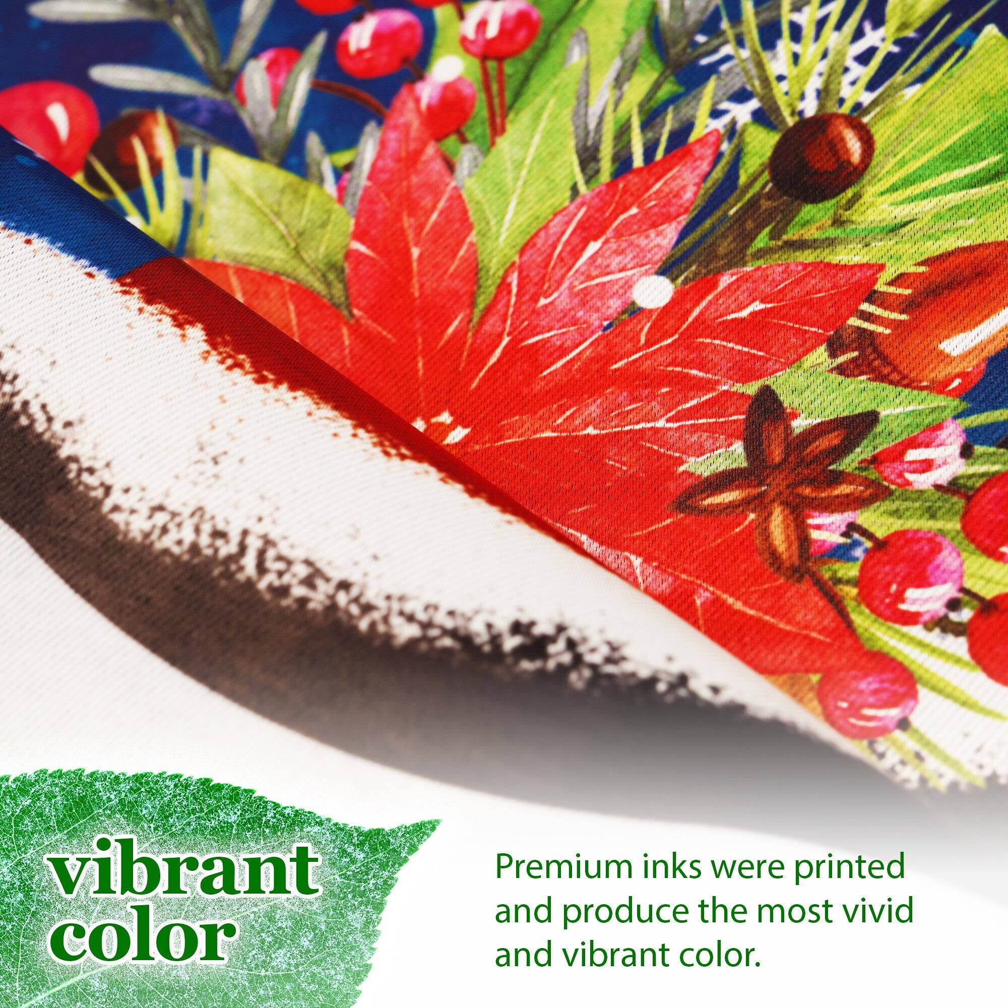 Premium inks were printed and produce the most vivid and vibrant color.
