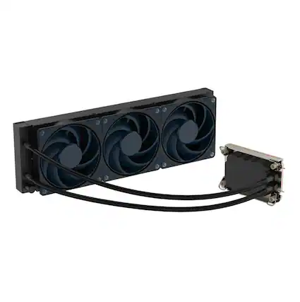 Front. Cooler Master - PL360 SPR Edition MLO-D36M-A24PK-R1 LGA4677 Socket 360 Radiator Loop Dynamic Bearing 4-Pin (PWM) CPU Liquid Cooler - Black.