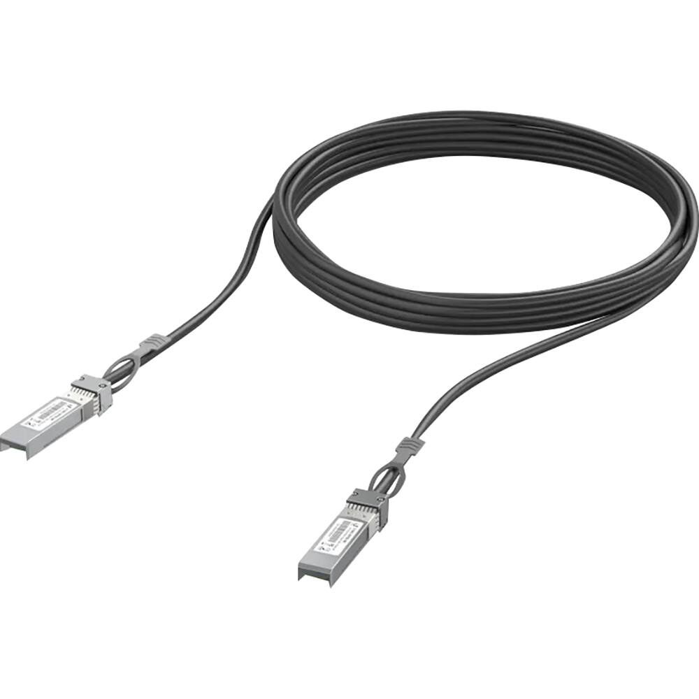 Alt View 2. Ubiquiti - 25G Direct Attach 0.5M Cable UACC-DAC-SFP28-0.5M - Black.
