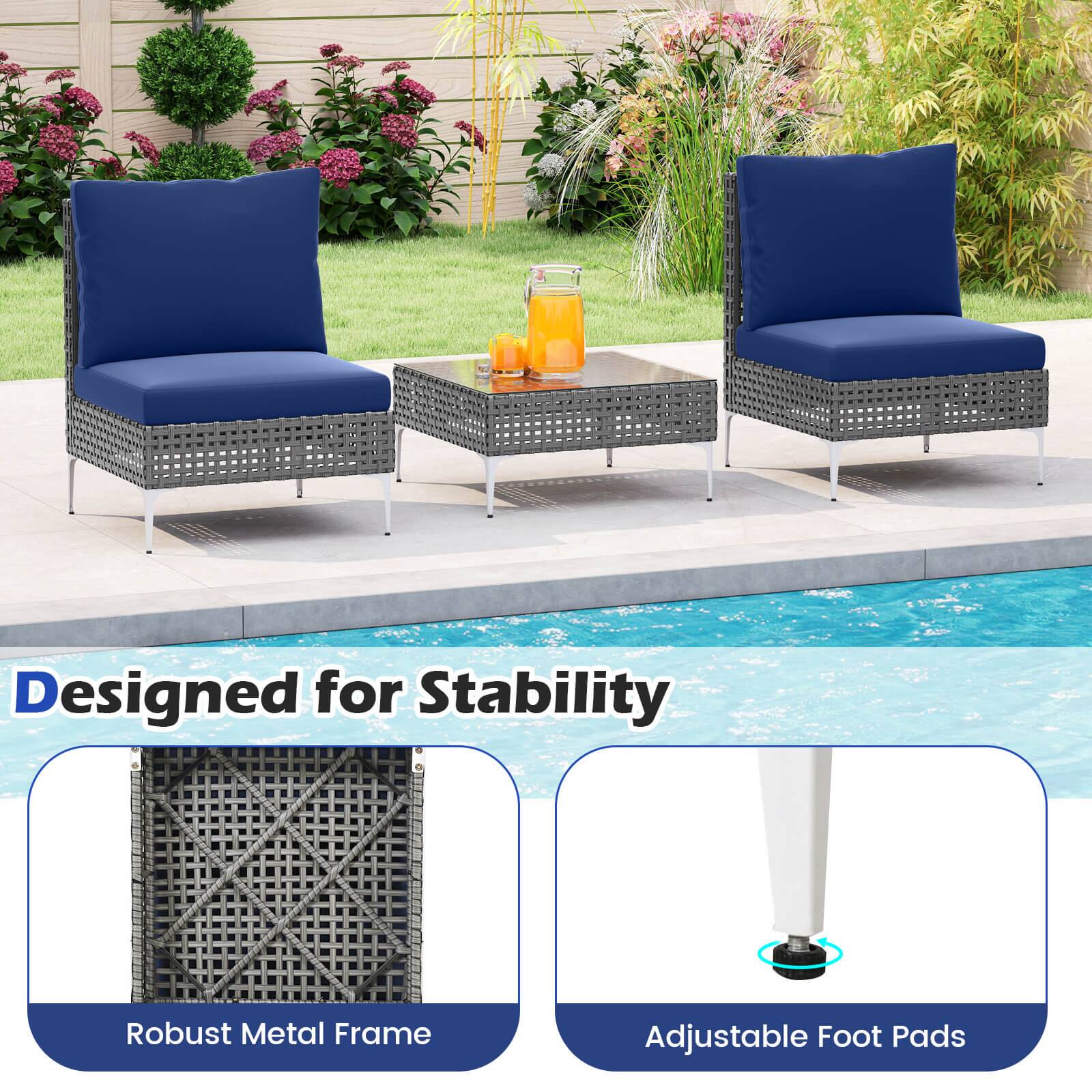 Designed for Stability
Robust Metal Frame
Adjustable Foot Pads