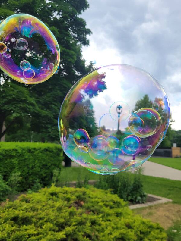 Angle. BUBBLE BONANZA - Crazy Yoobbles Bubbles in Bubbles,Machine Bubble Blower, Bubble Maker Toy .Outdoor Toy for Kids.