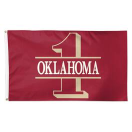 WinCraft - Oklahoma Sooners Only1 3' x 5' One-Sided Deluxe Flag - Multicolor