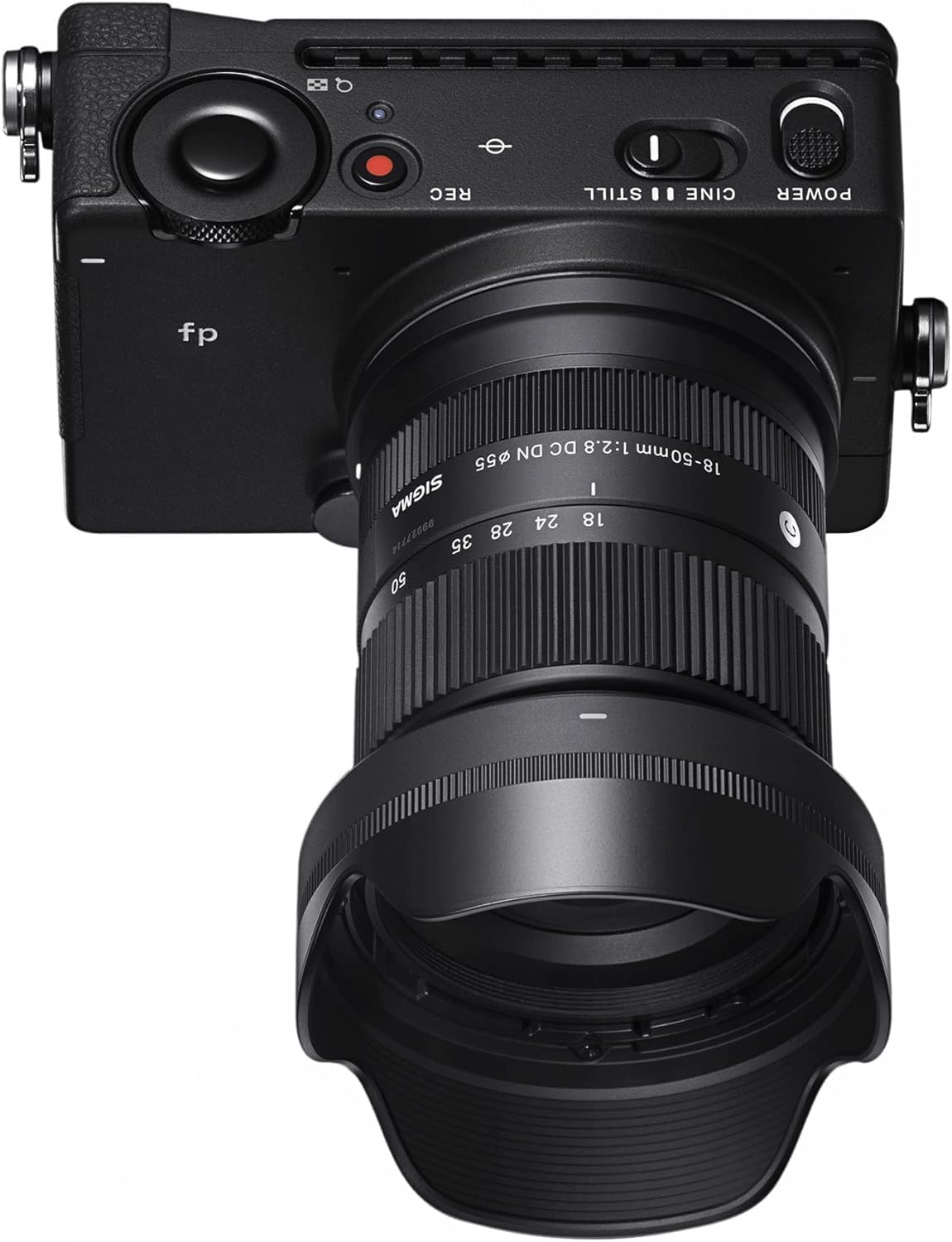 REC STILL CINE POWER fp DN DC 1:2.8 55 18-50mm SIGMA I 24 18 4L1GG8 28 35 50