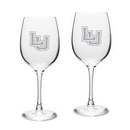 Jardine - Lamar Cardinals Two-Piece 16oz. Traditional White Wine Glass Set - Multicolor