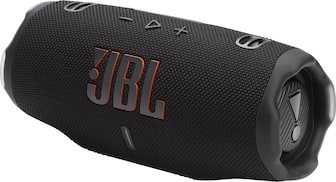 Front. JBL - Charge 6 Portable Wireless Speaker - 2025 - Black.